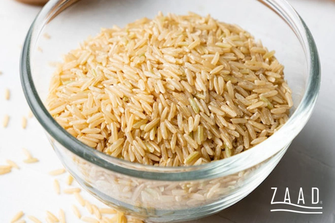 برنج قهوه ای خام