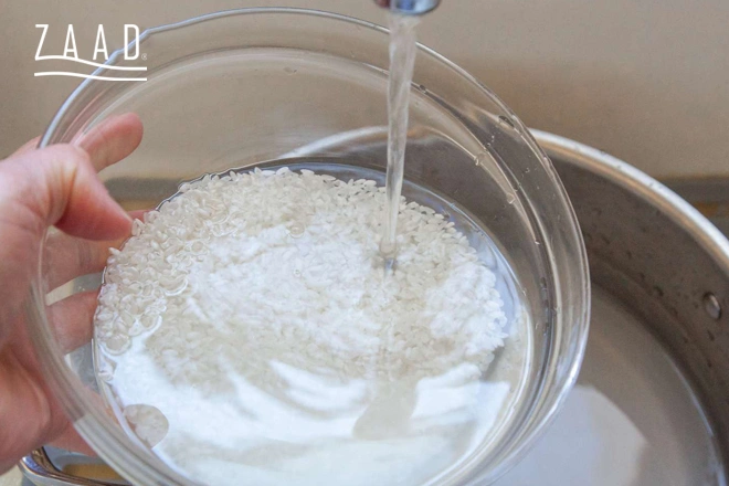 برنج خیس خورده