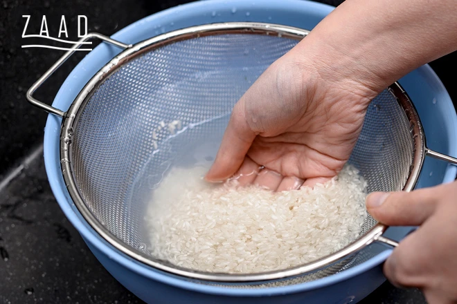 برنج آبکش شده