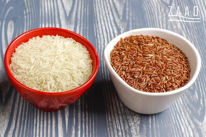 تفاوت برنج قرمز و سفید