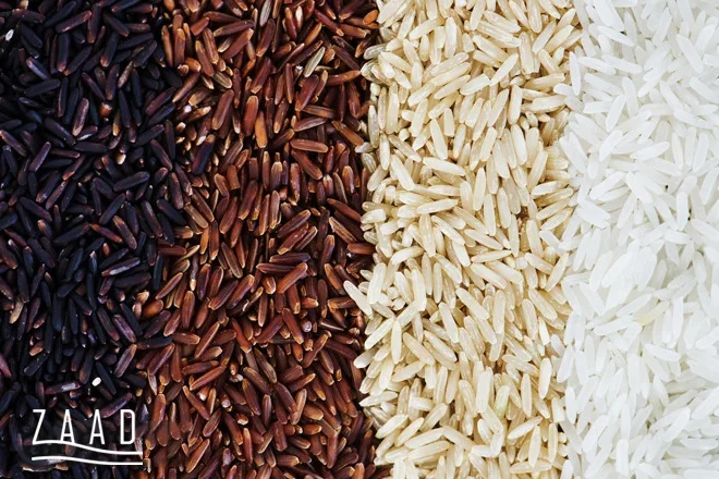 رنج سیاه، سفید، قهوه ای و قرمز کنار هم