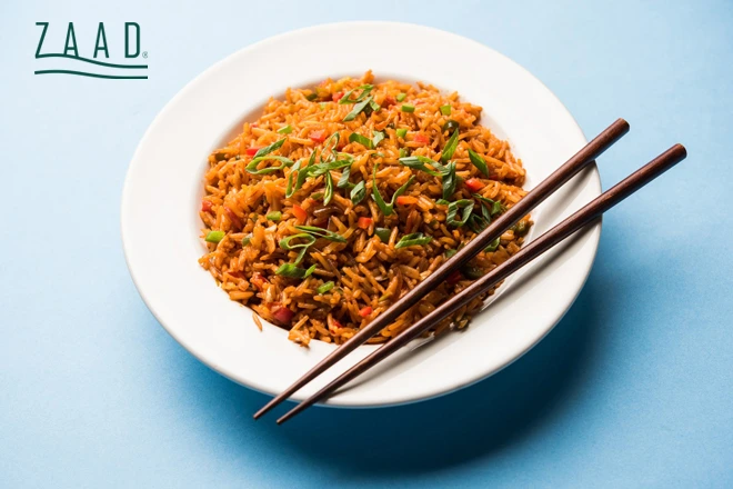 طرز تهیه برنج سرخ شده